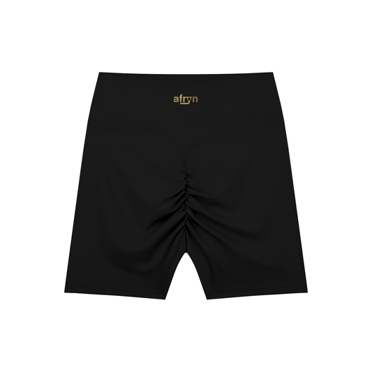AFRYN High-Waisted Blend Biker Shorts