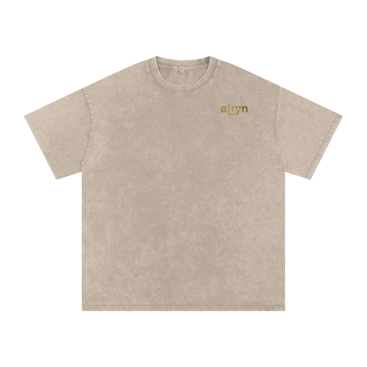 Snow Washed Oversized Cotton T-Shirt – Extended Colors