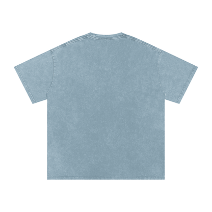 Snow Washed Oversized Cotton T-Shirt – Extended Colors