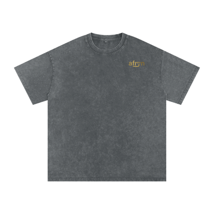 Snow Washed Oversized Cotton T-Shirt – Extended Colors