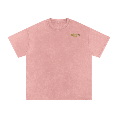 Snow Washed Oversized Cotton T-Shirt – Extended Colors