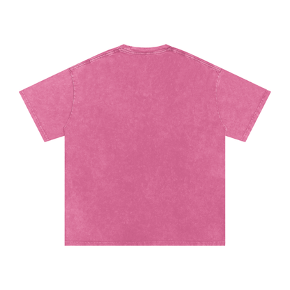 Snow Washed Oversized Cotton T-Shirt – Extended Colors