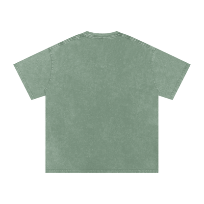 Snow Washed Oversized Cotton T-Shirt – Extended Colors