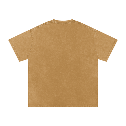 Snow Washed Oversized Cotton T-Shirt – Extended Colors