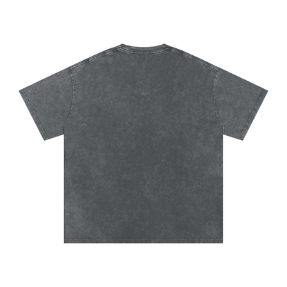 Snow Washed Oversized Cotton T-Shirt – Extended Colors