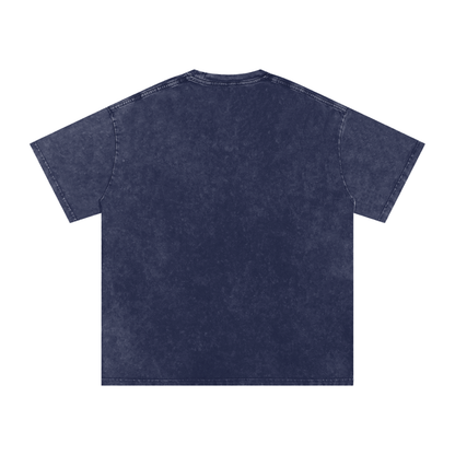 Snow Washed Oversized Cotton T-Shirt – Extended Colors