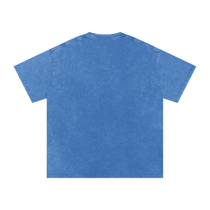 Snow Washed Oversized Cotton T-Shirt – Extended Colors