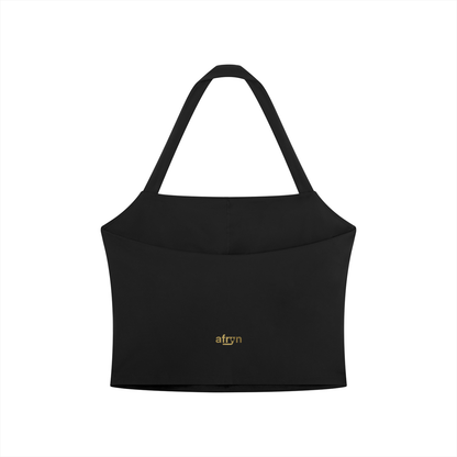Women's Halter Crop Sports Bra