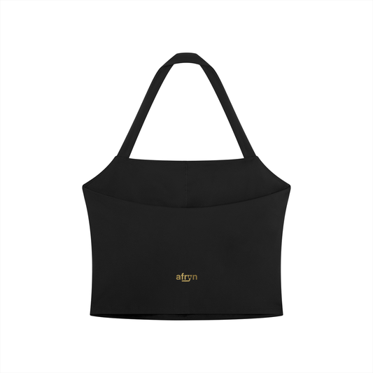 Women's Halter Crop Sports Bra