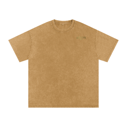 Snow Washed Oversized Cotton T-Shirt – Extended Colors