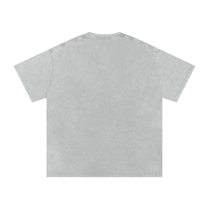 Snow Washed Oversized Cotton T-Shirt – Extended Colors