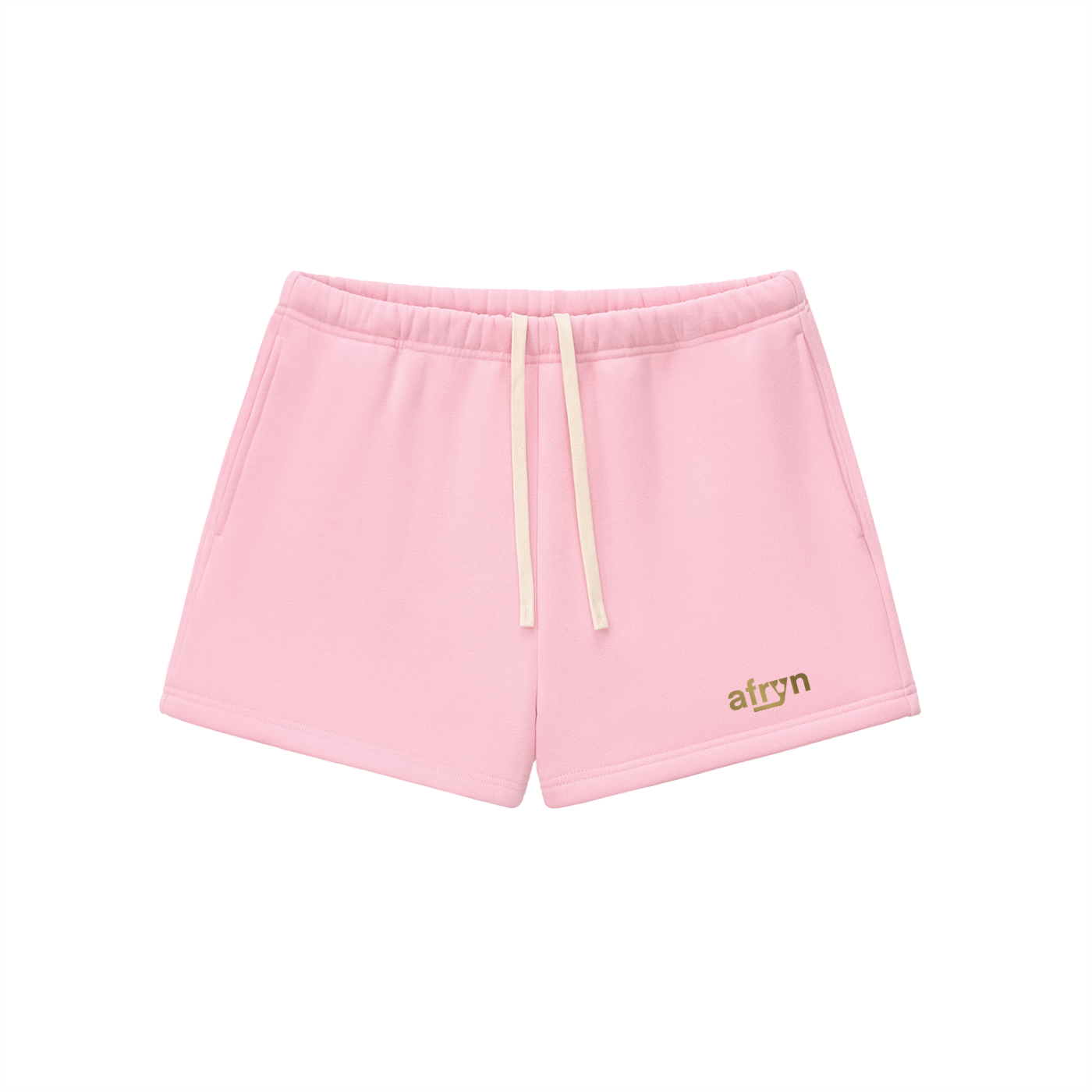 AFRYN Essential Fleece Drawstring Sweatshorts-Set