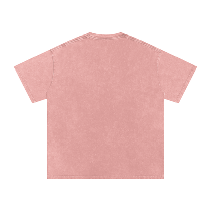 Snow Washed Oversized Cotton T-Shirt – Extended Colors